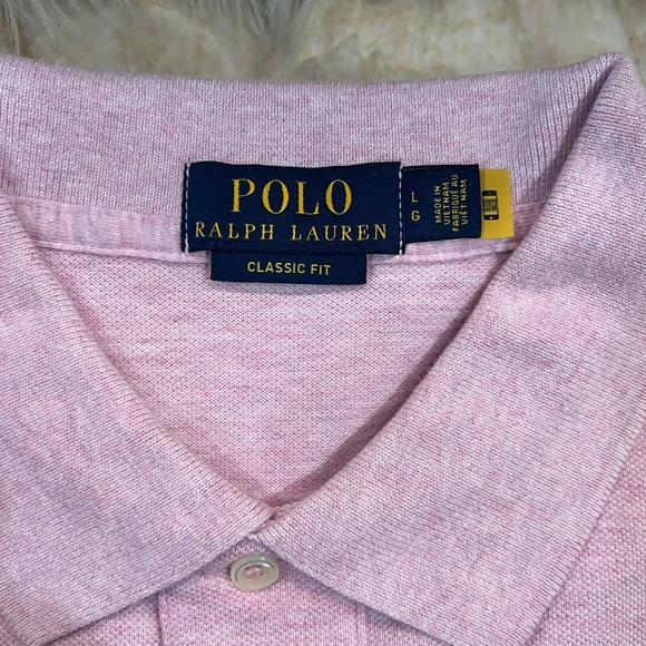 POLO RALPH LAUREN Men's Classic-Fit Mesh Polo Shirt - Pink - Picture 9 of 9